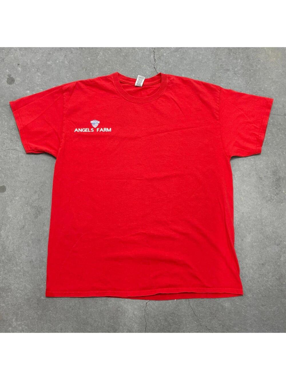 Gildan Angels Farm Red T Shirt